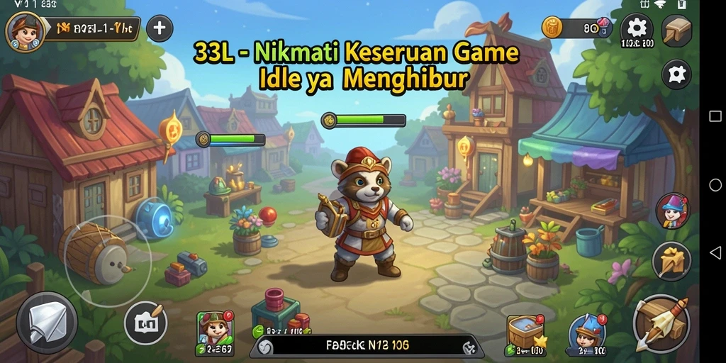 Tampilan gameplay 33L yang menarik dan menyenangkan.