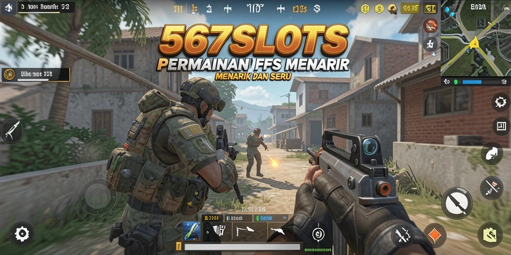 Gameplay FPS menegangkan dalam 567SLOTS dengan grafis menakjubkan.