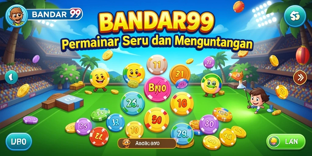 Screenshot BANDAR99 menampilkan gameplay Bingo yang mendebarkan.