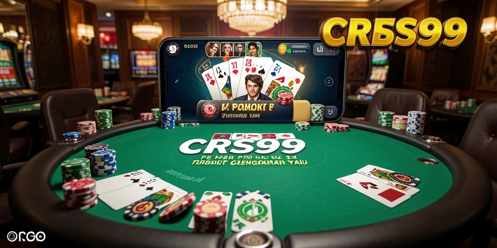 Tampilan menarik gameplay Poker yang mendebarkan.