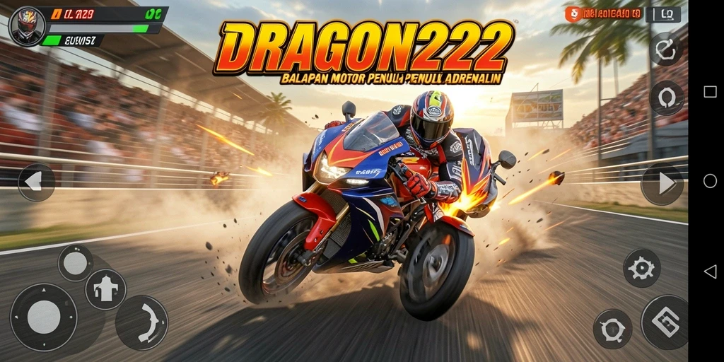 Gameplay seru balapan motor di DRAGON222.