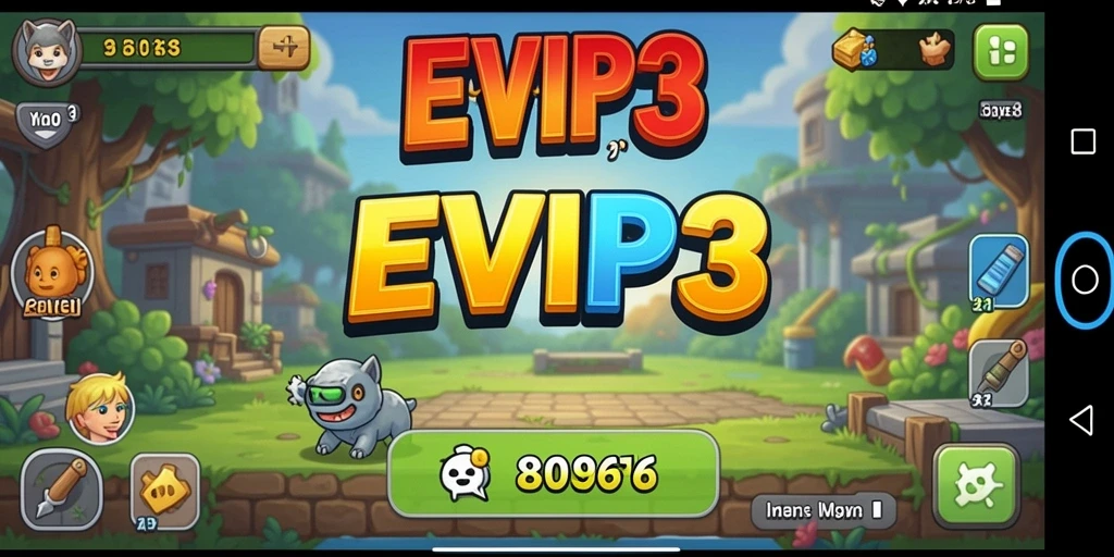Screenshot gameplay EVIP3 menampilkan aksi mengasyikkan dan dinamis.