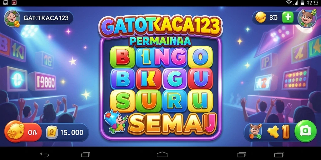 Screenshot GATOTKACA123 menampilkan gameplay Bingo yang seru.