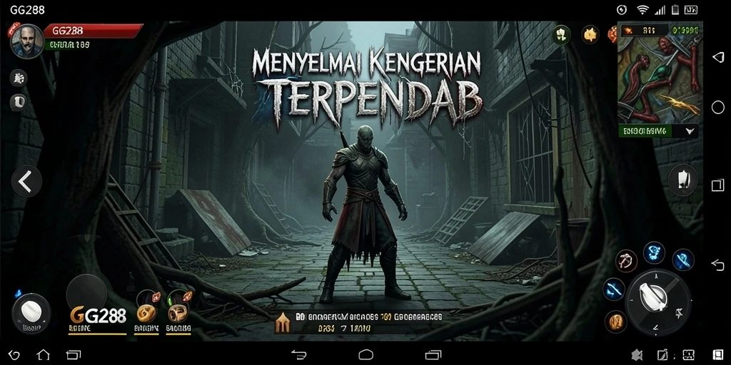 Screenshot dari gameplay mencekam GG288 dengan suasana Horror yang mendalam.