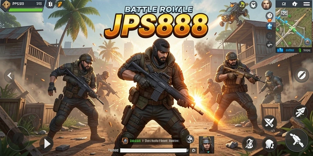 Gameplay seru di <strong>JPS888</strong> dengan aksi Battle Royale yang mendebarkan.
