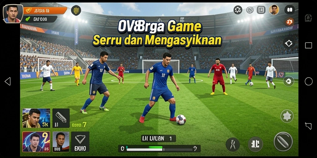 Tampilan gameplay JV88 yang menarik dan penuh aksi olahraga.