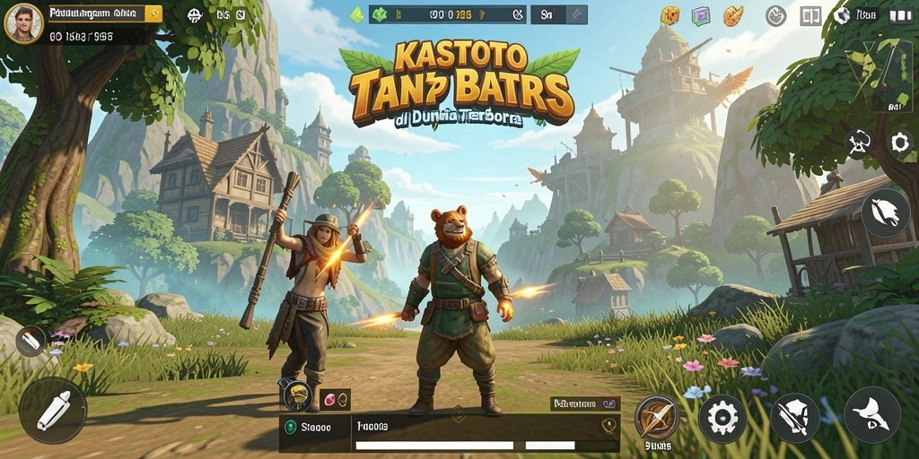 Tampilan gameplay KASTOTO yang mendebarkan di dunia terbuka.