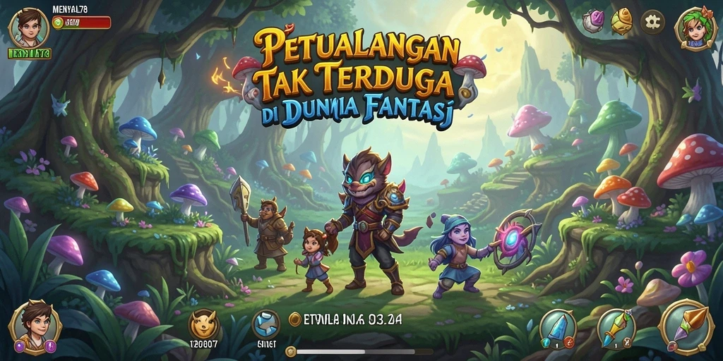 Tangkapan layar MENYALA78 menunjukkan aksi seru dalam petualangan.