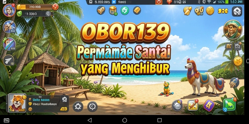 Screenshot gameplay OBOR138 yang menampilkan keseruan bermain santai.