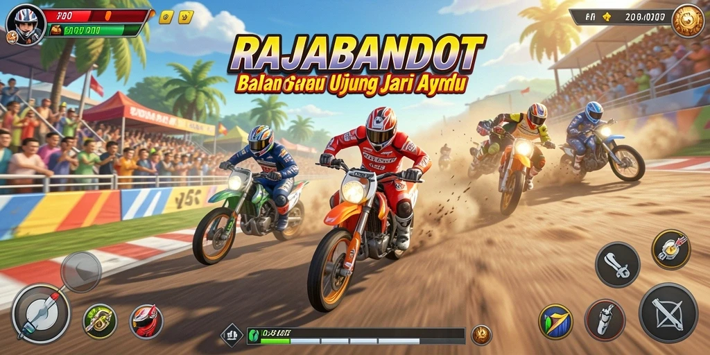 Tampilan gameplay menegangkan dari RAJABANDOT yang mengesankan.