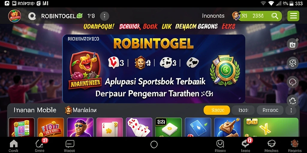 Tampilan gameplay ROBINTOGEL yang menarik dan interaktif.